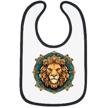 Discover Leo Constellation Design Celestial Art with Ancient Vibe Bibs