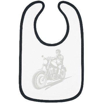 Discover Motorcyclist skeleton Bibs