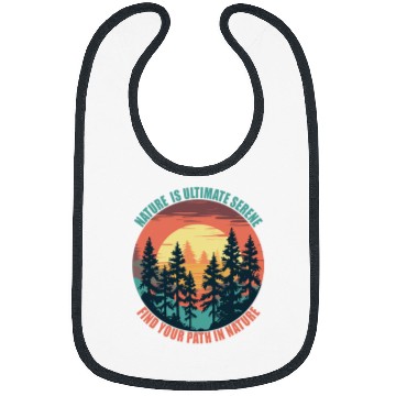 Discover Nature is Ultimate Serene Wilderness Explorer Camper Camp Bibs