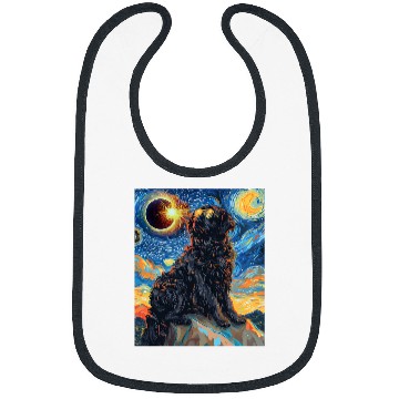 Discover Total Solar Eclipse Landseer Newfoundland Dog 1 Bibs