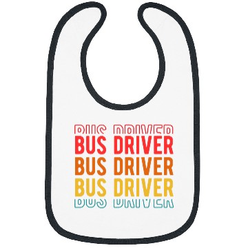 Discover vintages Bus Driver Retro Driving School Bus Driver Bibs