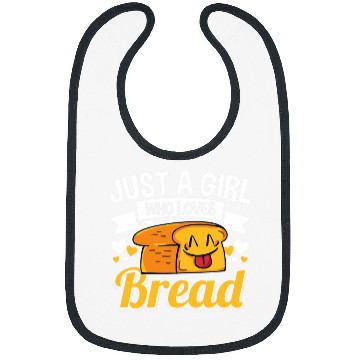 Discover Just A Girl Who Loves Bread Breadmaker Baker Funny Baking Bibs