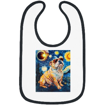 Discover Total Solar Eclipse Bulldog Bibs