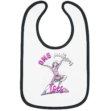 Discover Omg Point Your Toes Ballet Dancing Funny Dance Teacher Bibs