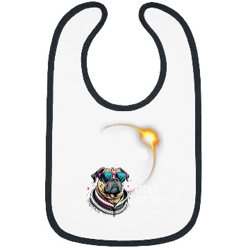 Discover Pug Dog America 2024 Solar Eclipse Totality Accessories 2 Bibs