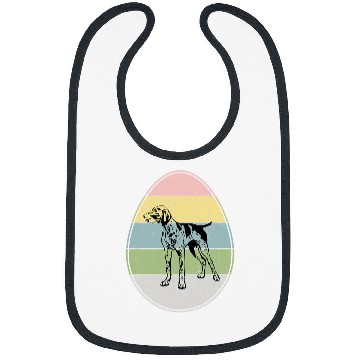 Discover Happy Easter Egg German Shorthaired Pointer Dog Easter Day Bibs