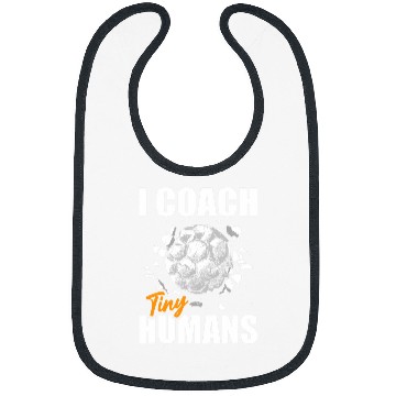 Discover Soccer Trainer I Coachs Tiny Humans Funny Soccer Coach Bibs