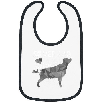 Discover Labrador Lab Dog Shirt Silver Lab Labrador Lover Bibs