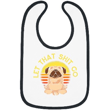 Discover Yoga Cute Training Yogi Yoga Pug Bibs