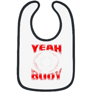 Discover Yeah Buoy Lifeguard Swimmer Beach Fan Bibs