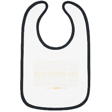 Discover vintages Newfoundland multi line dog lovers Bibs