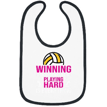 Discover Winning Isnt Everything Playing Hard Funny Volleyball Bibs