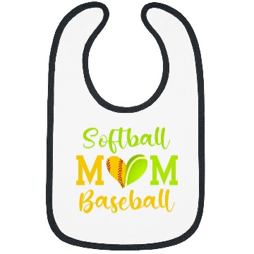 Discover Softball Baseball Mom Mothers Day Bibs