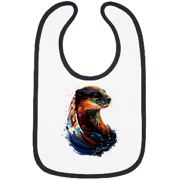 Discover Otter Native American Indian Tribes Art Indigenous Bibs