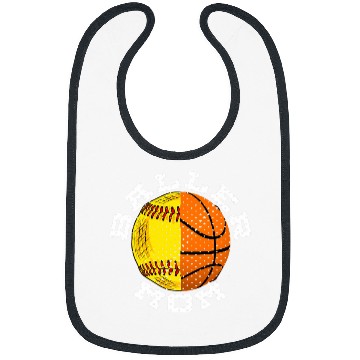 Discover Softball Basketball Player Funny Mom Bibs