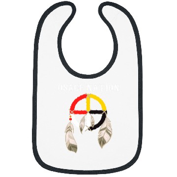 Discover Osage Nation Native American Indian medicines Wheel Bibs