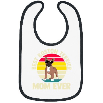 Discover Womens bests Boston Terrier Mom ever Border Collie Bibs