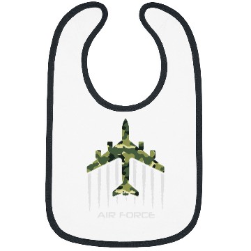 Discover american flag air ce camouflage pilot jet Bibs
