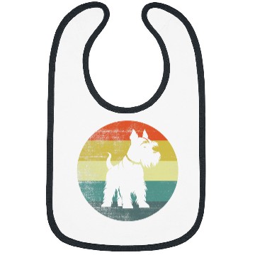 Discover Retro Style Miniature Schnauzer Dog Bibs