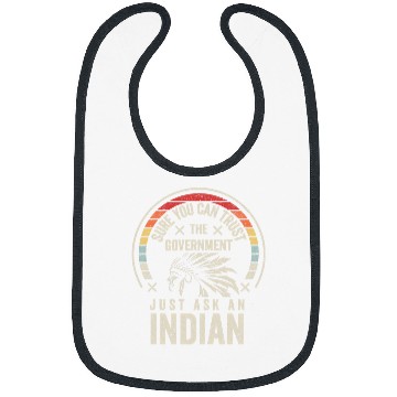 Discover Retro vintages Native American Trust Government Bibs