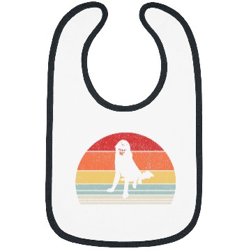 Discover vintages Retro Great Pyrenees Dog Smiling Bibs