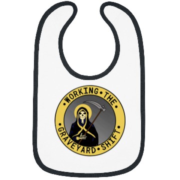 Discover Working The Graveyard Shift Grim Reaper Bibs