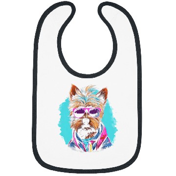 Discover Yorkshire Terrier vintages Style 1 Bibs
