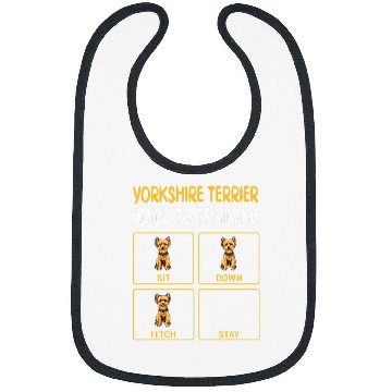 Discover Yorkshire Terrier Dog Training Guide Bibs