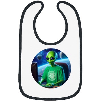 Discover Alien programmer Elite Coder Software Engineering Guru Bibs