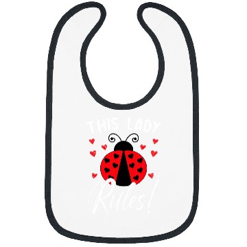 Discover This Lady Rules Insect Future Entomologist Ladybug Bibs