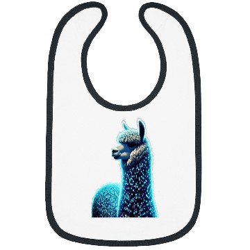 Discover Alpaca Funny Computer Binary Code Programmer Developer Geek Bibs