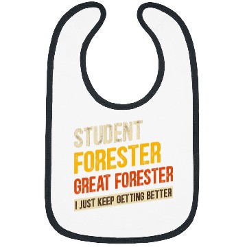 Discover vintages Funny Forestry Student Great Forester Bibs