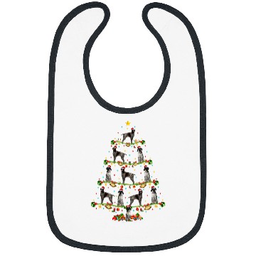 Discover xmass Lighting German Shorthaired Pointer Christmas Tree Bibs