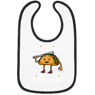 Discover Softball and Tacos 1 Bibs