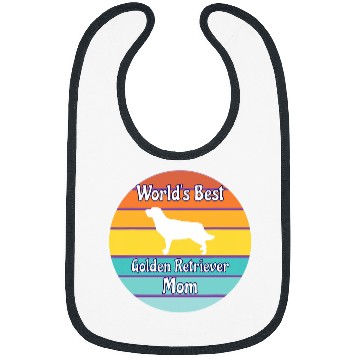 Discover Worlds bests Golden Retriever Mom Bibs