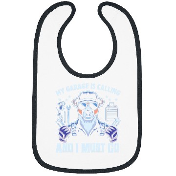 Discover My Garage Is Calling 2Auto Car Mechanic Handyman Funny Bibs