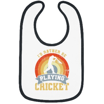 Discover vintages Cricketer Saying BatandBall Game Bibs