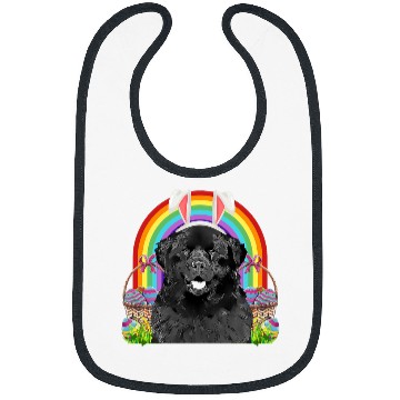 Discover Newfoundland Dog Easter Bunny Egg Hunt Bibs