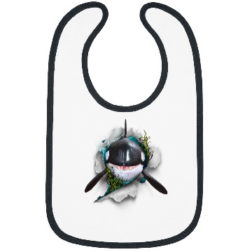 Discover Orca Whale Lover Funny Whale Orca Bibs