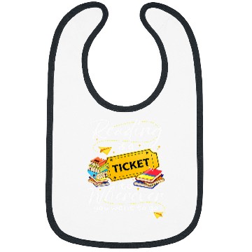 Discover Reading Is A Ticket Librarian Teacher Readers Books Bibs