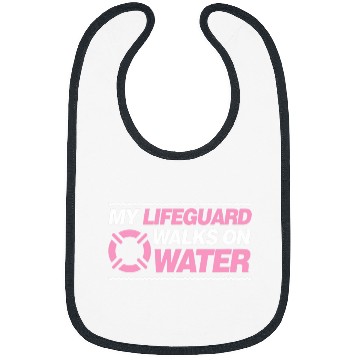 Discover My Lifeguard Walks On Water Funny Christian Lifeguard Pool Bibs