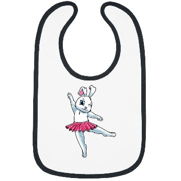 Discover Rabbit Ballet Dance Ballerina Bunny Dancing Danseuse Bibs