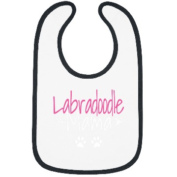 Discover Womens Labradoodle Mama Funny Doodle Mom Bibs