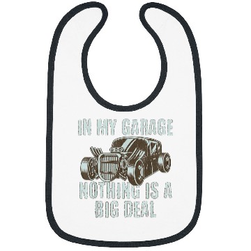 Discover My Garage Mechanic Car Engineer Handyman Positivity Funny Bibs