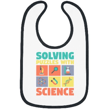 Discover Solving Puzzles with Science Physics Chemist Geek Bibs