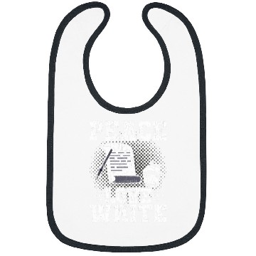 Discover Peace Love Write Writer Author Writing Bibs