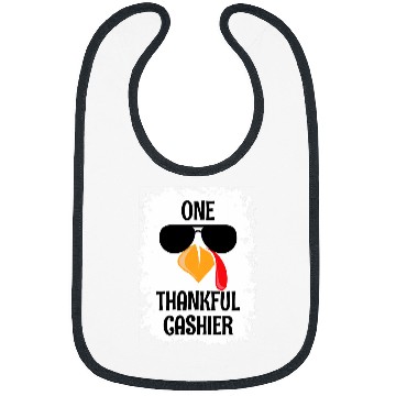 Discover One Thankful Cashier Thanksgiving 1 Bibs