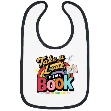 Discover Reading Bookworm Librarian Bibs