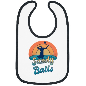 Discover Sandy Balls for a Beach Volleyball Player Bibs