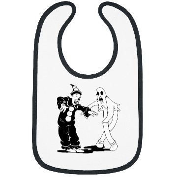 Discover Koko the Clown and ghosts Dancing Bibs